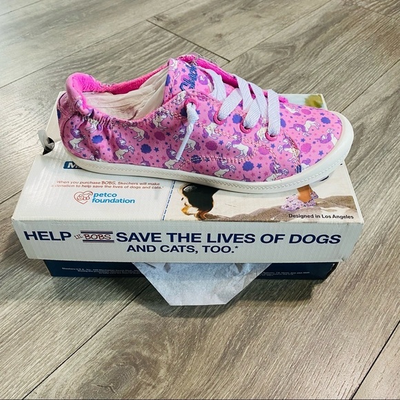 Lil BOBS from Skechers Unicorn Celestial Charm with Aires Cooled Foam Size 3 - Picture 4 of 9